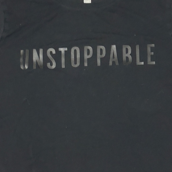 Women's Athleta Black "Unstoppable" 3/4 Crop Tee - SMALL - Picture 4 of 5